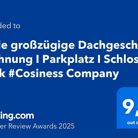 Helle Grosszuegige Dachgeschoss I Parkplatz I Schloss Blick #cosiness Company Apartmán *