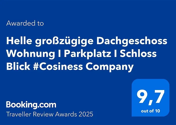 Helle Grosszuegige Dachgeschoss I Parkplatz I Schloss Blick #cosiness Company דירה *